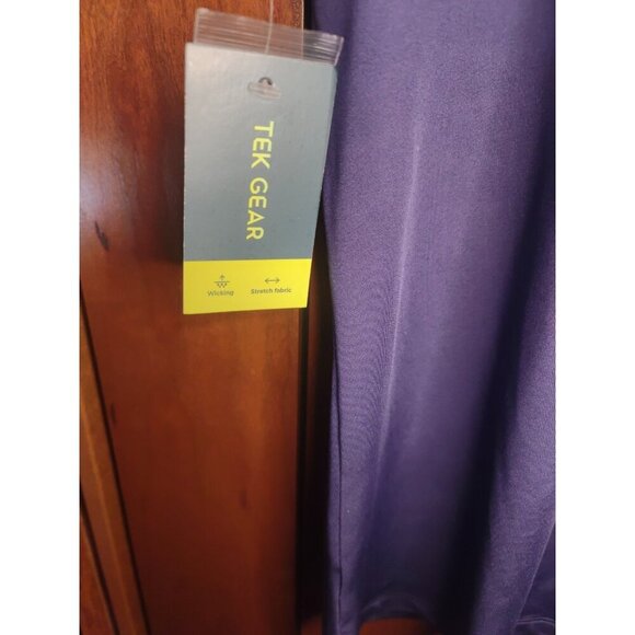 NWT Tek Gear Workout Gear Purple Women's Short Sleeve Top XXL - Picture 4 of 4